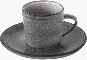 Kopjes & schoteltjes Essential van keramiek, 12-delig