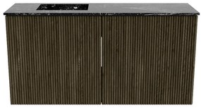 Mondiaz Joya DLux 80cm toiletmeubel shadow met wastafel faye links zonder kraangat lava