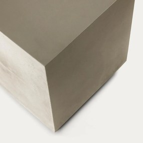 Kave Home Rustella Cement Bijzettafel Vierkant - 35 X 35cm.