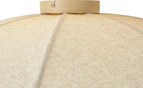 Japandi plafondlamp beige stof 70cm - Haru