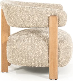 Armleuningstoel Boucle Taupe
