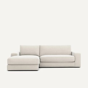 Hoekbank, chenille fluweel, Skander
