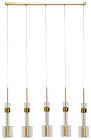 Kare Design Candy Bar Gold Hanglamp Goud En Glas 103 Cm