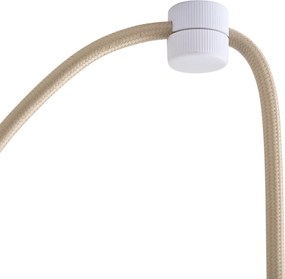 Design hanglamp beige met opaal glas 3-lichts - Tulip
