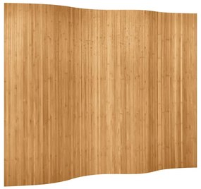 vidaXL Kamerscherm 250x165 cm bamboe natuurlijk