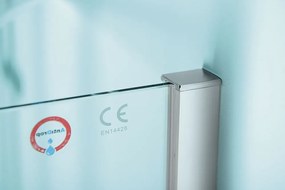 Polysan Zoom Line pendeldeur 160cm chroom