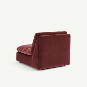 Modulaire fauteuil in fluweel, GIULIANO