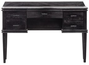 BePureHome Boudoir Kaptafel Acaciahout Zwart - 120 X 40cm.