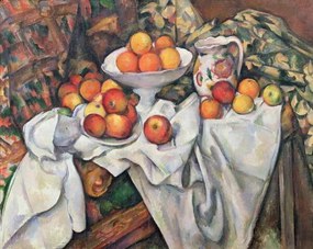 Kunstreproductie Apples and Oranges, Cezanne, Paul