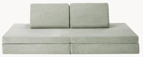 Modulaire kinderbank Mila van corduroy, handgemaakt