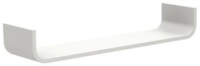 Tenzo Flower Witte Wandplank Met Ronde Hoeken - 80x20x12cm.