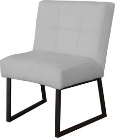 Eetkamerstoel - Amsterdam - geschikt voor ronde tafel - stof Element steengrijs 24