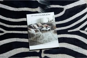Kleden Wit Rugsx  Tapijt Kunstleer  Bydlęca, Zebra G5128-1 wit-zwar 100x150 cm
