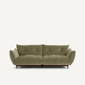 3-zits bank, stoned fluweel, VITORIA