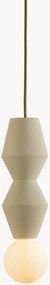 Kleine dimbare hanglamp STUCCO No. 2, handgemaakt