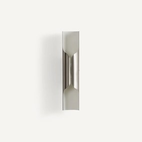 Wandlamp LED, gesatineerd nikkel, Henrio