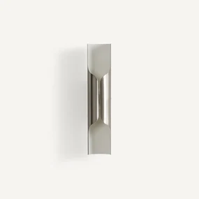 Wandlamp LED, gesatineerd nikkel, Henrio