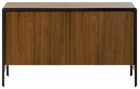 Kave Home Nadyria Retro Design Dressoir Walnoot - 140x48x82cm.