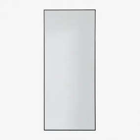 Wandspiegel 60x140 Cm In Aluminium Kaoze Zwart - Sklum
