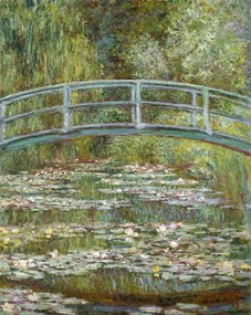 Kunstreproductie Waterlelie vijver, Claude Monet