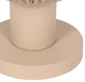 Moderne draad tafellamp beige 33cm - Gila Modern E27 bol / globe / rond Binnenverlichting Lamp