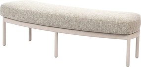 Taste by 4 Seasons Wave low dining 2-zits bankje Linen Voetenbank   beige weerbestendig