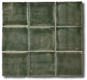 Hoogglans Wandtegel 13x13 Cm Topaz Groen RBT47