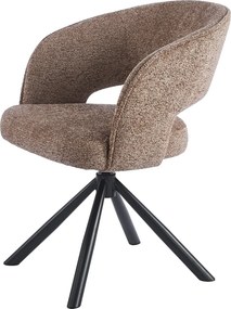 Eetkamerstoel Met Open Rugdetail Bruin