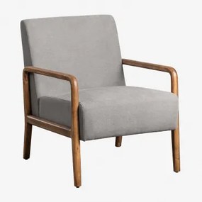 Maylene Fauteuil Stof Lichtgrijze - Sklum