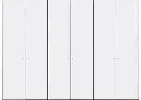 Goossens Kledingkast Easy Storage Ddk, Kledingkast 304 cm breed, 220 cm hoog, 6x draaideur
