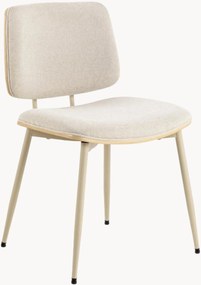 Gestoffeerde eetstoelen Owen, 2 stuks