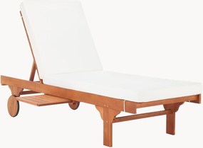Tuin ligstoel Newport van eucalyptushout