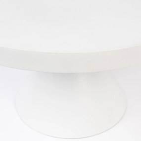 Zuiver Floss Ronde Salontafel Wit Aluminium - 60 X 60cm.
