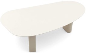 Dining Tuintafel  240 x 120 cm Aluminium/Ceramic stone Taupe Weave
