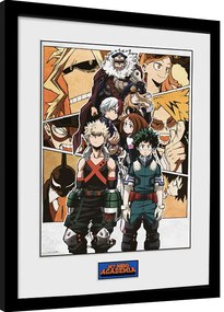 Ingelijste poster My Hero Academia - Season 4 Key Art 1