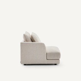 Halve bank links, modulair, in tweed, TIBERIO