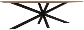 Goossens Excellent Eettafel Gs-1302, Ovaal 240 x 130 cm