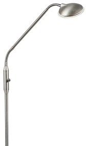 Moderne vloerlamp staal incl. LED - Eva