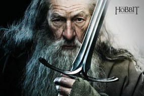 Kunstafdruk Hobbit - Gandalf