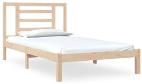 vidaXL Bedframe massief grenenhout 100x200 cm