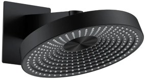 Saniclear Evolution hoofddouche 30cm met wandbevestiging zwart mat