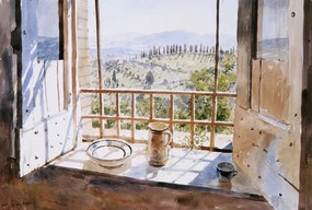 Kunstreproductie View from a Window, 1988, Lucy Willis