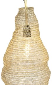 Oosterse hanglamp goud - Nidum Rombo