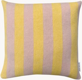 Decoratieve kussenhoes Candy Wrap van Nieuw-Zeelandse wol