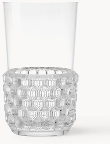 Waterglazen Jellies met structuurpatroon, 4 stuks
