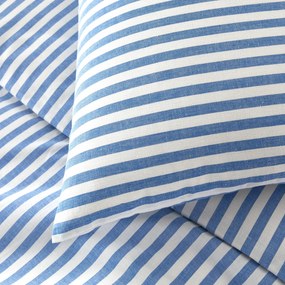 Kussensloop voor kinderen in katoen, Soizic bleu