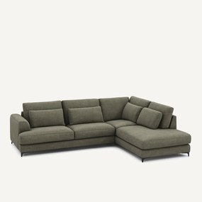 Omvormbare hoekbank rechts, katoen en linnen, Marsile