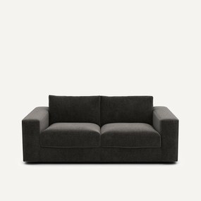 Compacte bank 3-zit in fluweel, Skander