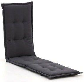 + 15% kassakorting | Deckchair kussen | Grijs-Antraciet | Olefin | Tex Style | 195x45cm | Kees Smit Tuinmeubelen