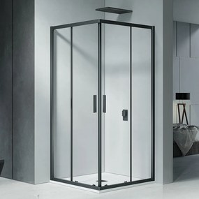 Riho Hamar R207 douchecabine 90x90cm zwart mat